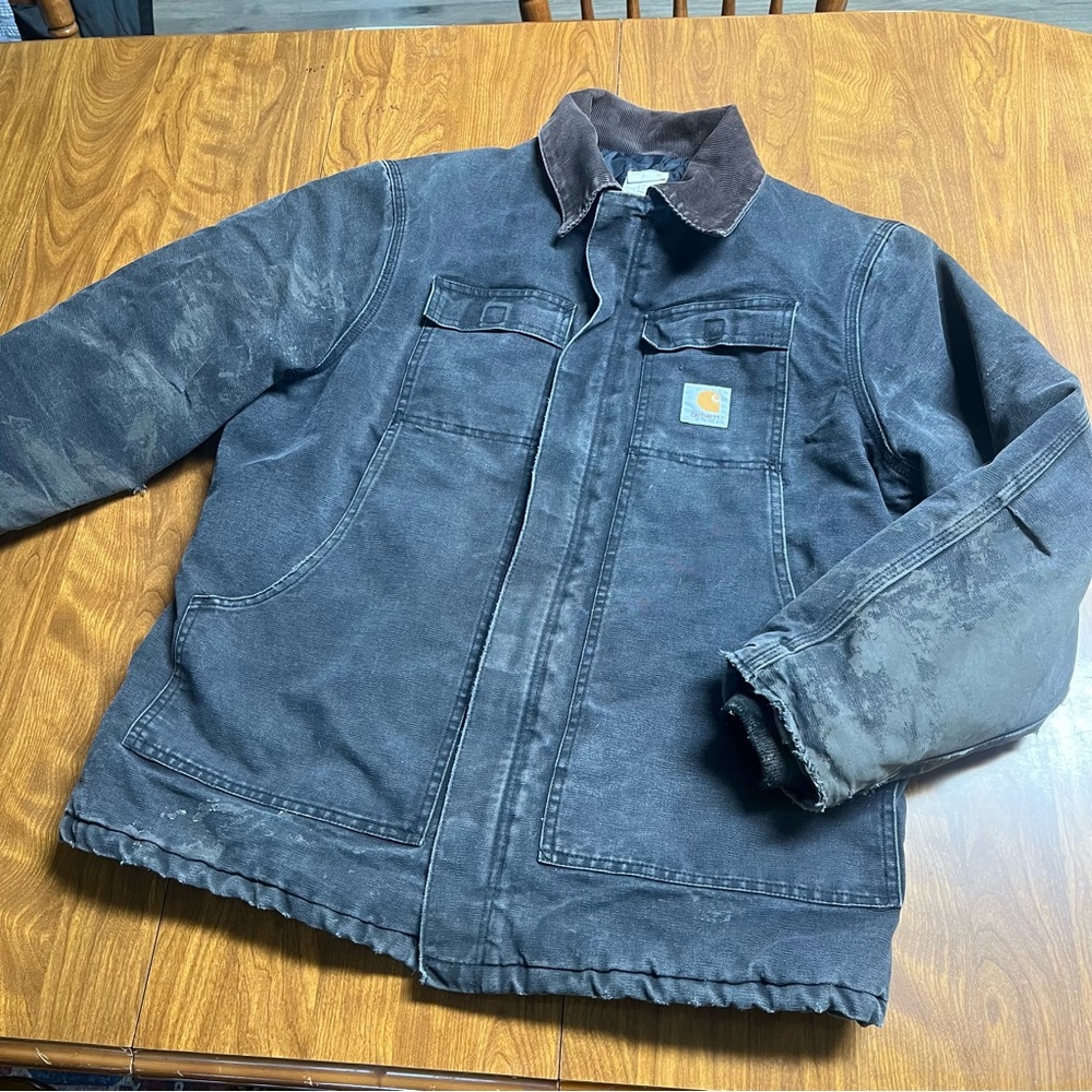 Vintage Carhartt C003 BLK Arctic Jacket Jacket duck canvas 44R Used